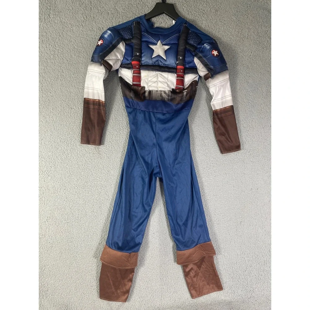 Marvel Captain America The Winter Soldier Costume Medium Kids Halloween - Picture 3 of 13